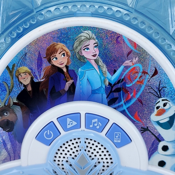 Disney© Frozen 2 Sing Along Mic Boombox Karaoke Toy Model FR-115.EMv1 TESTED - Picture 5 of 12